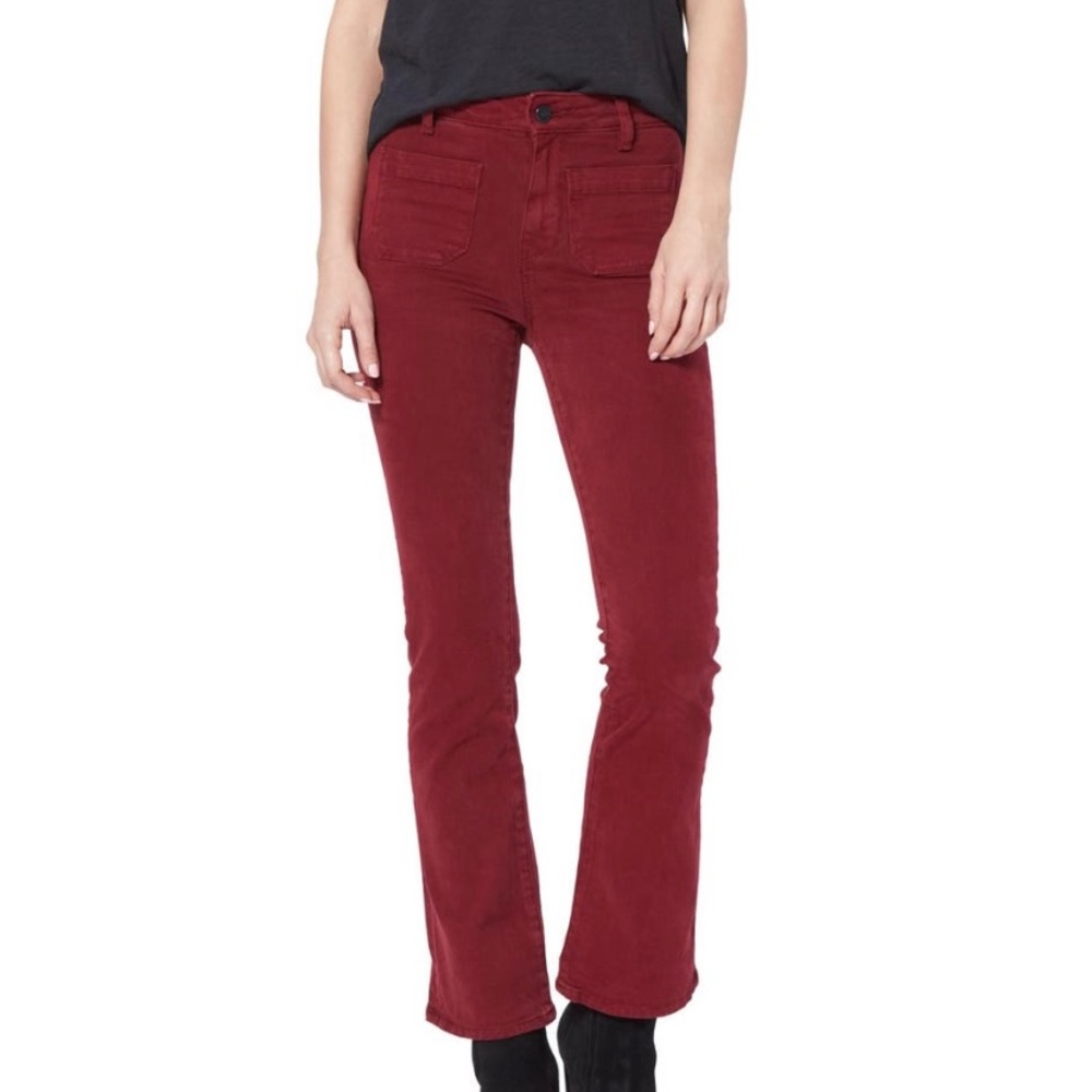 NWT Paige Crop Flares